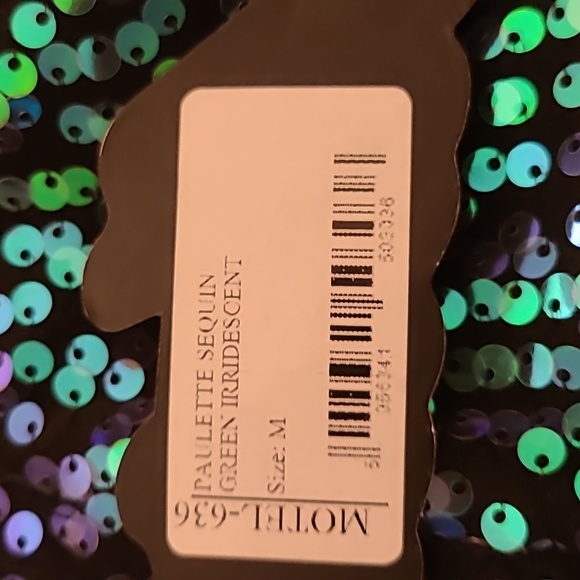 Poison Ivy green sequined body suit romper by Motel - Picture 9 of 9